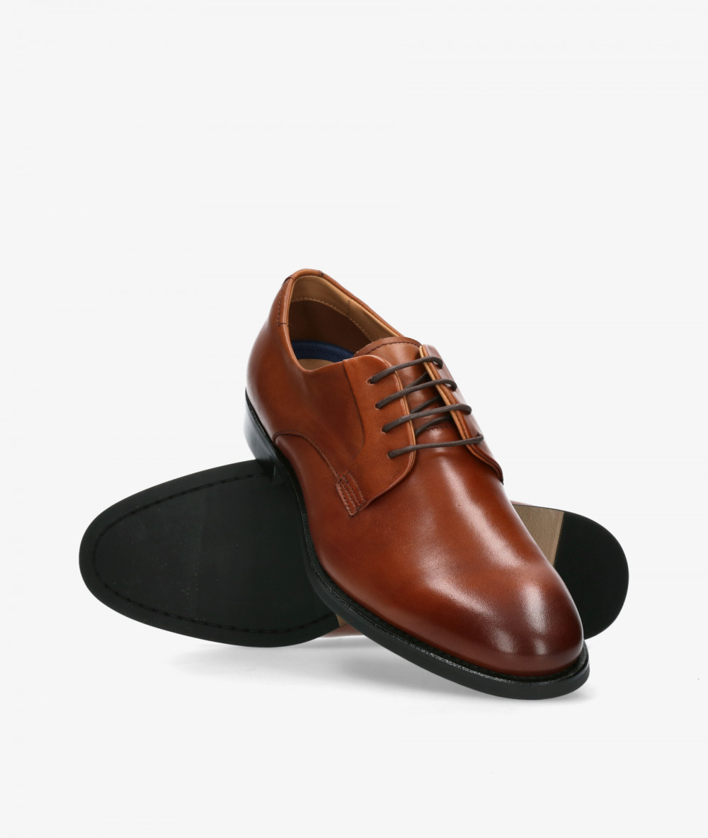 Hobb's Dress rubber sole shoes B4183A0407 HOBBS- 2 in leather