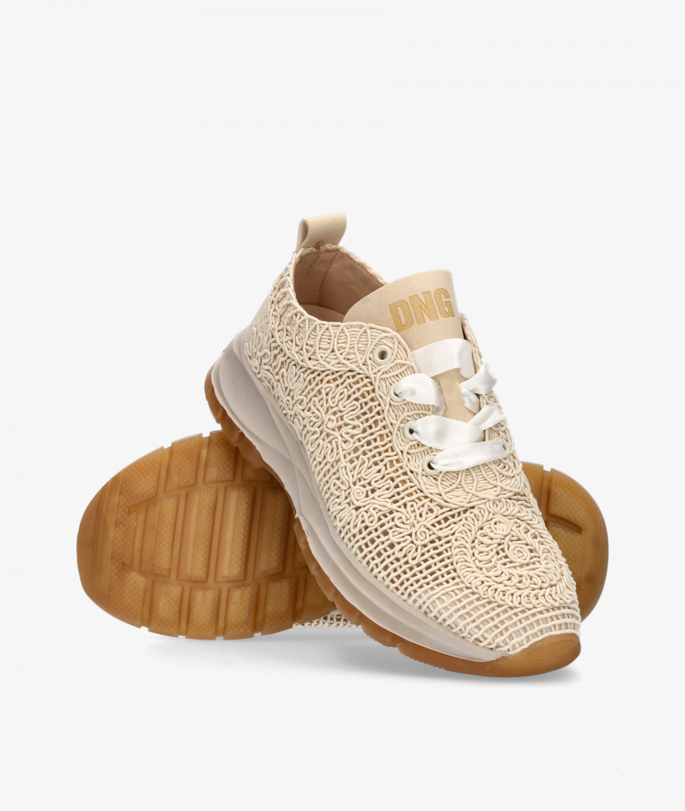 Deportivos D'angela  30501 en beige