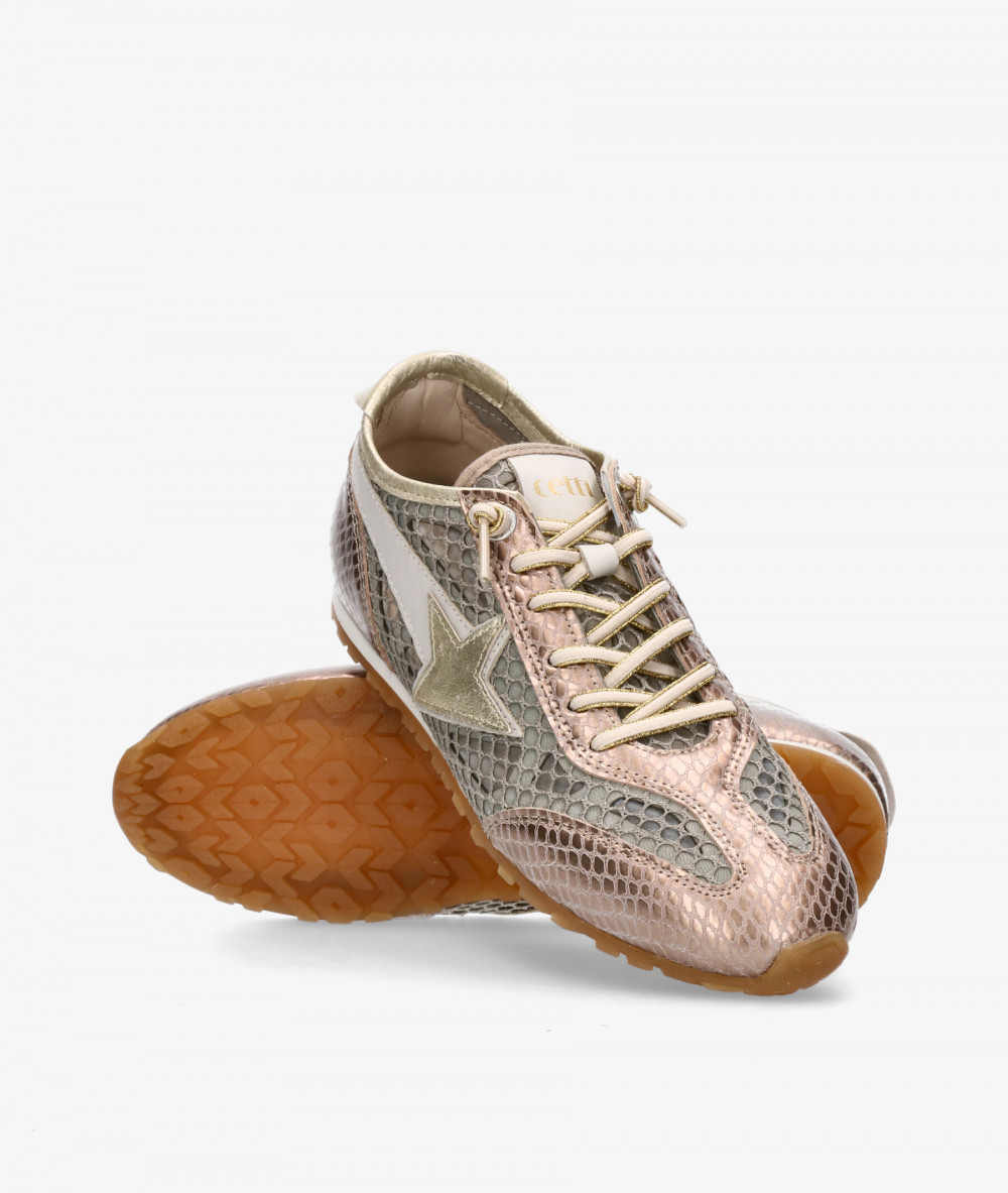 Deportivos Cetti  C-1409 SRA en serpiente nude