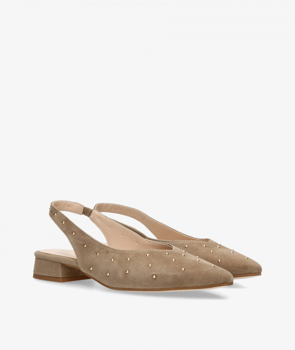 bloom&you Pump shoes CANDELA in taupe suede