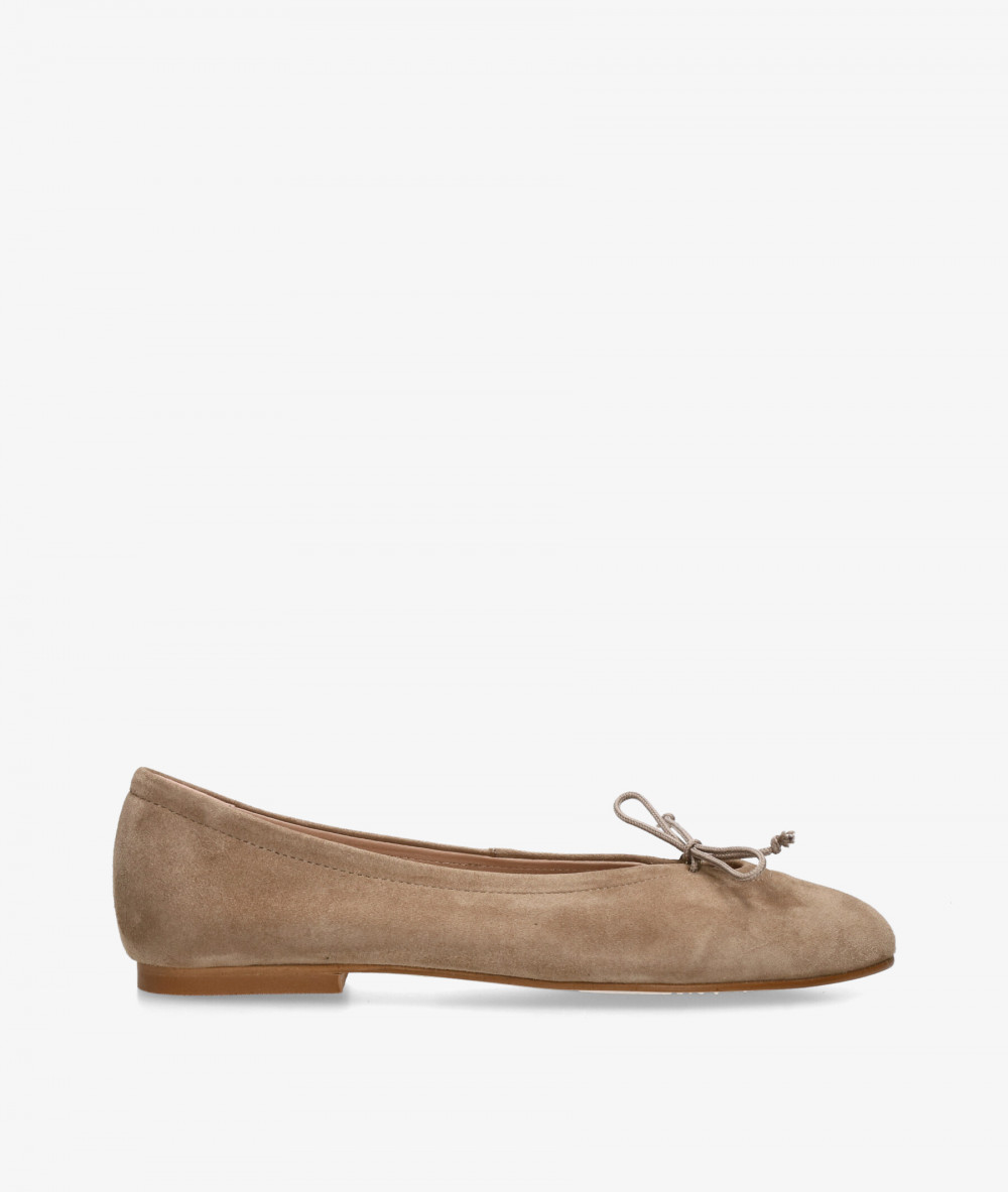 bloom&you Ballerinas AGATA in taupe suede