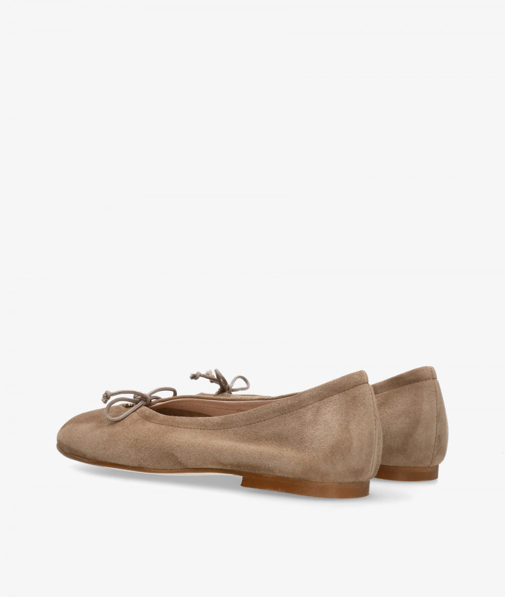 bloom&you Ballerinas AGATA in taupe suede