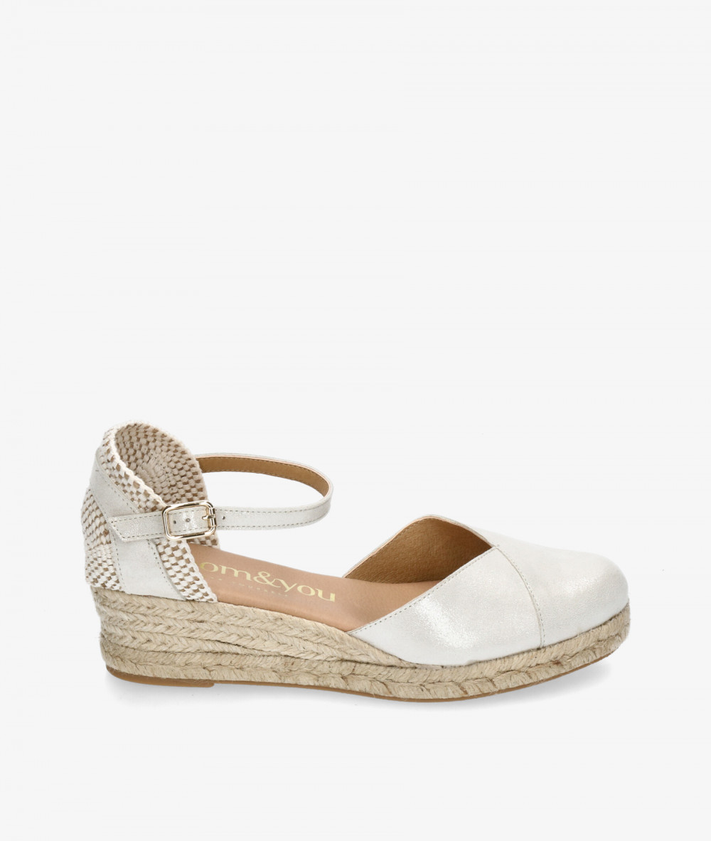 bloom&you Espadrilles  DALIA in nacre