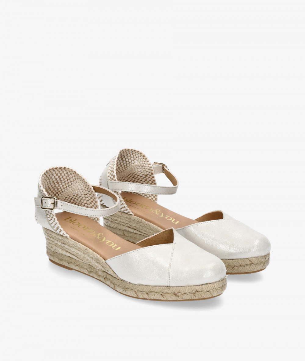 bloom&you Espadrilles  DALIA in nacre