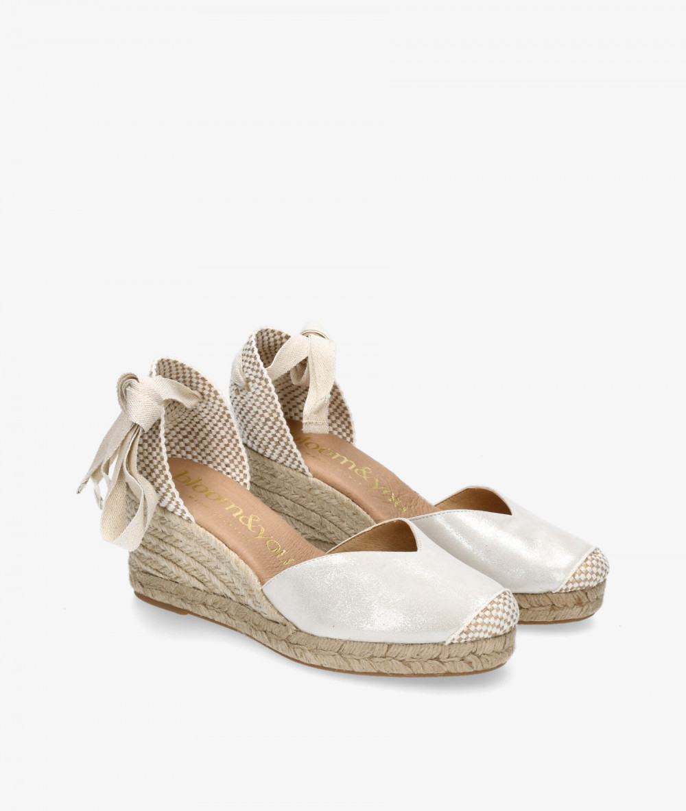 bloom&you Espadrilles  PETUNIA in nacre