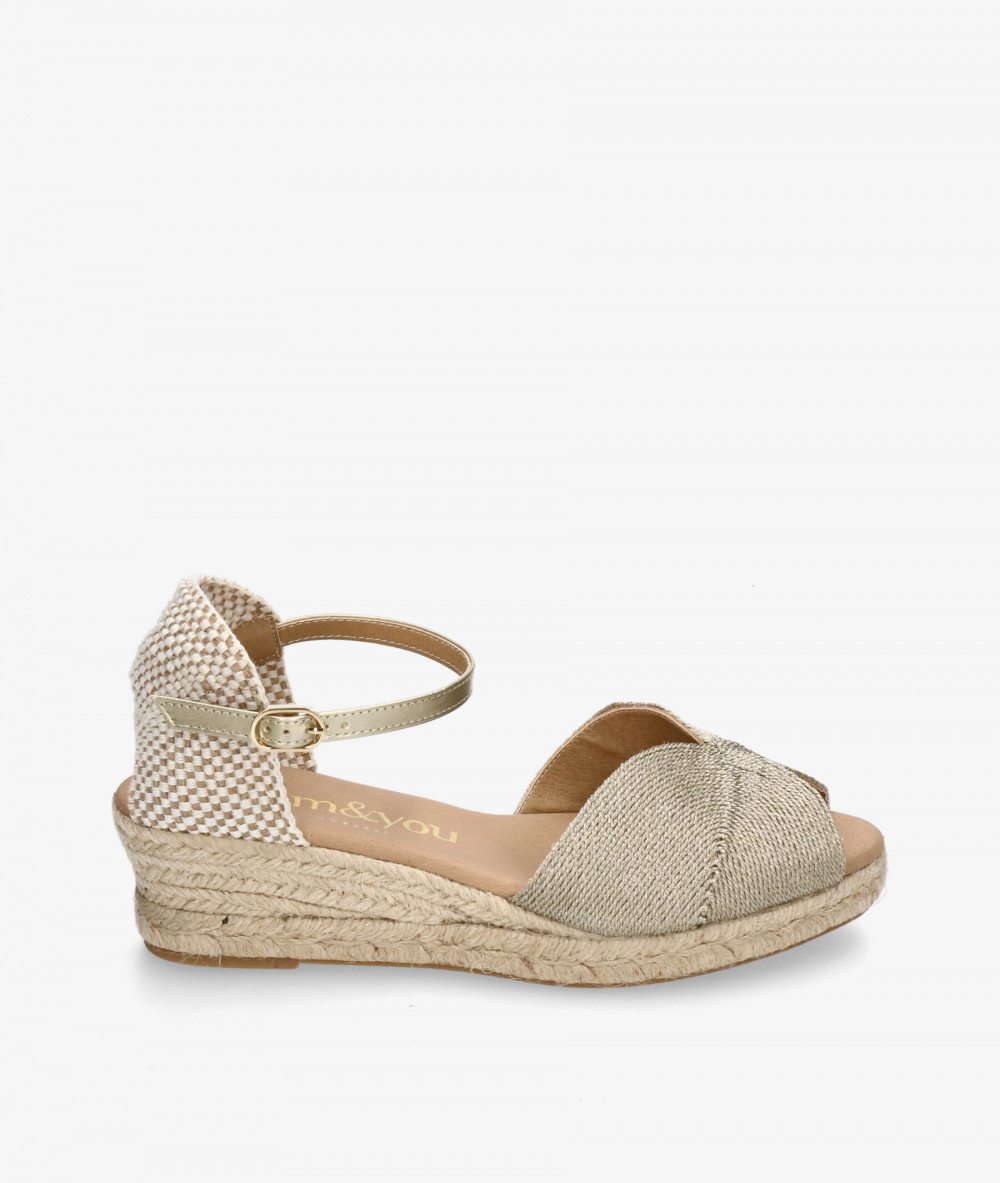 bloom&you Espadrilles  AMBRETTA BAJA in gold