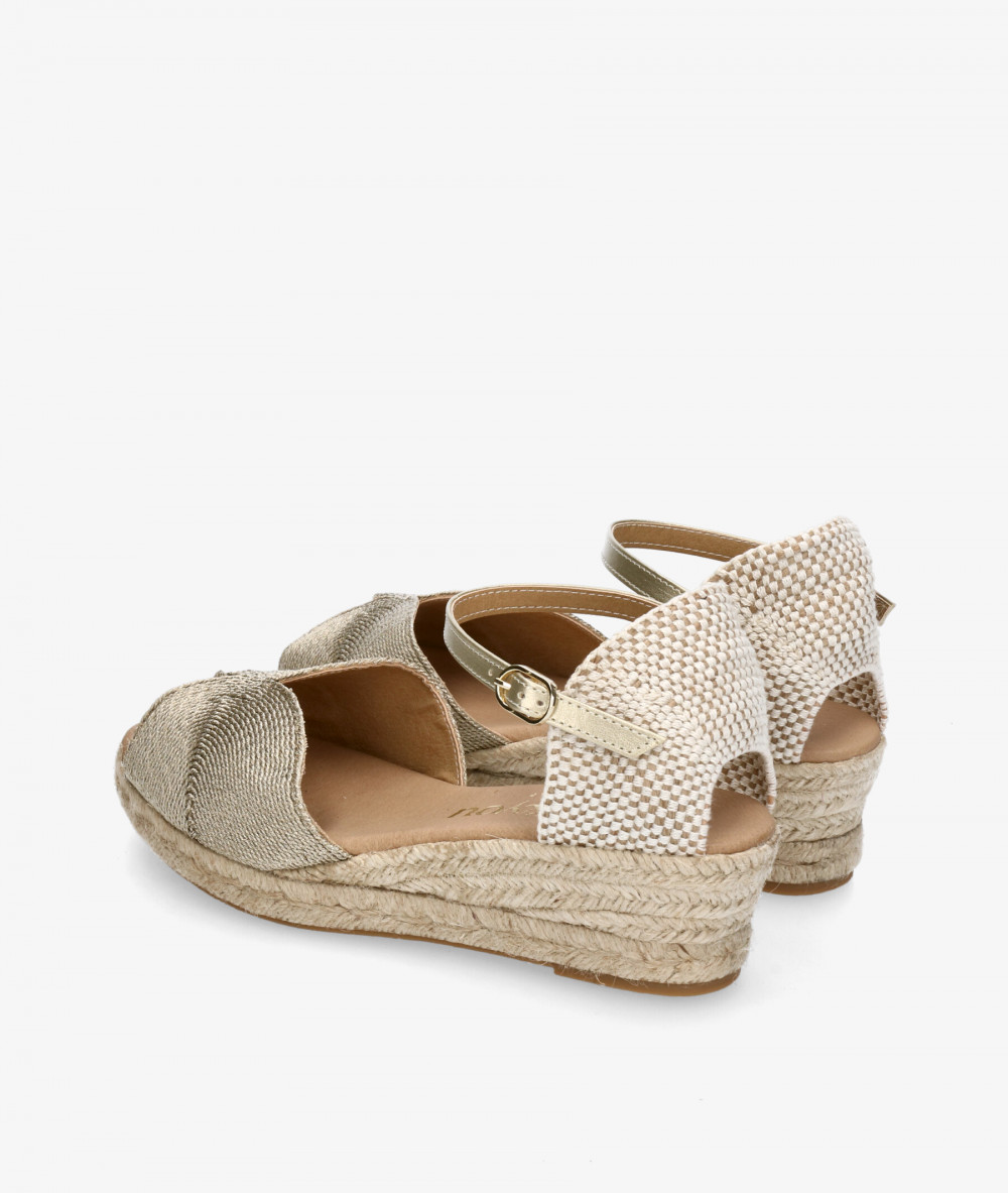 bloom&you Espadrilles  AMBRETTA BAJA in gold