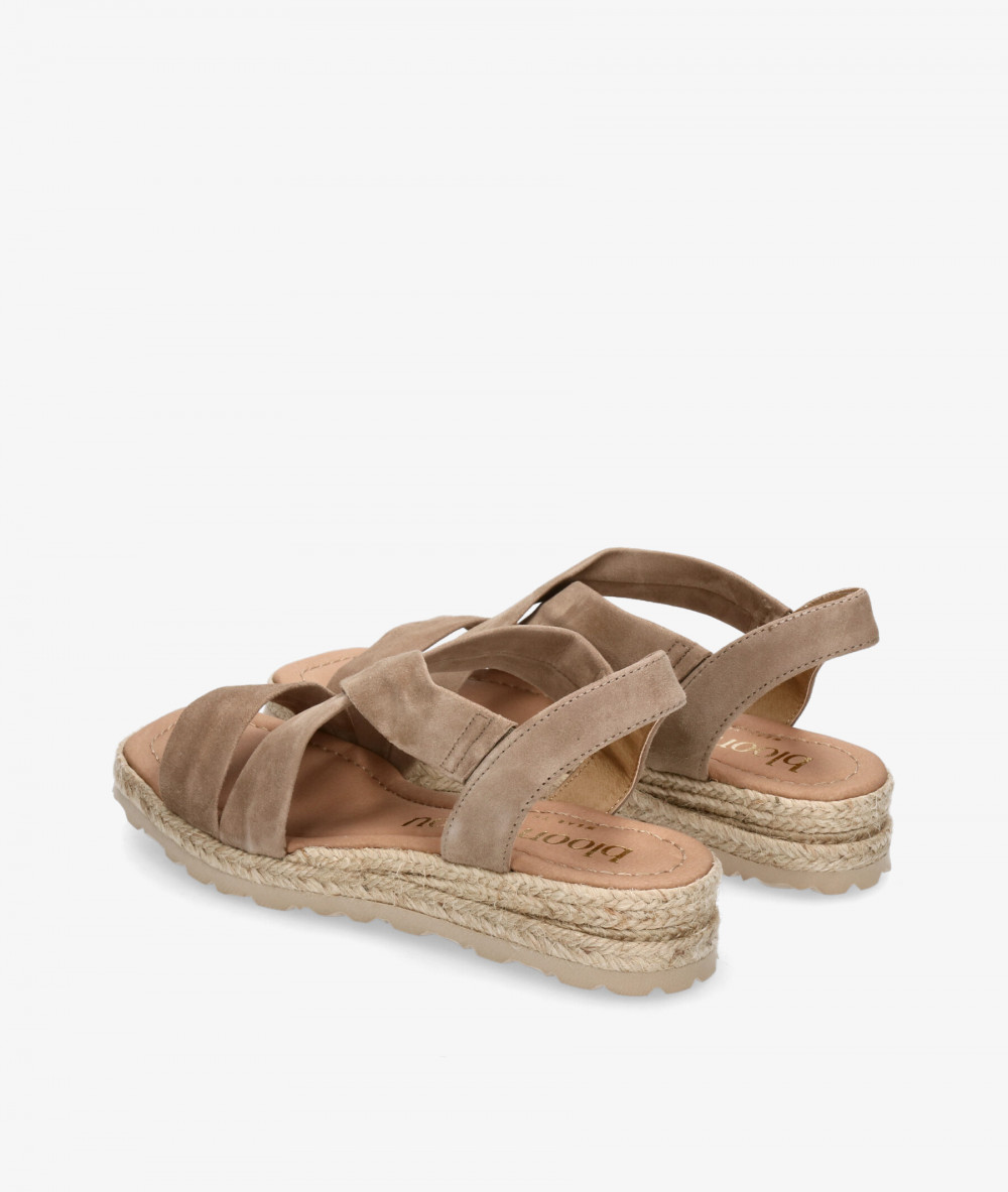 bloom&you Espadrilles  IGOR in taupe suede