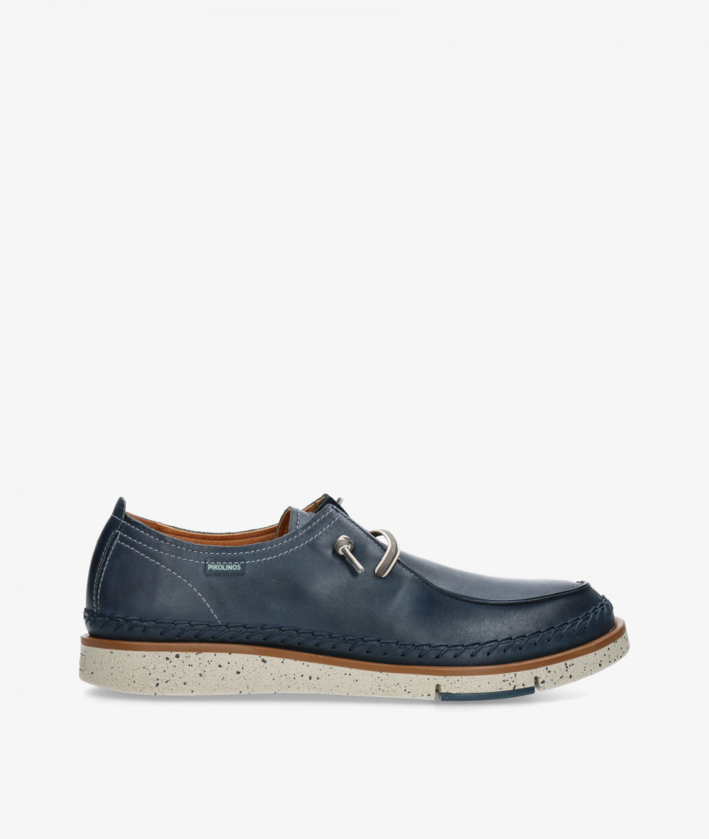 Pikolinos Sport rubber sole shoes M6L-4274 in navy blue