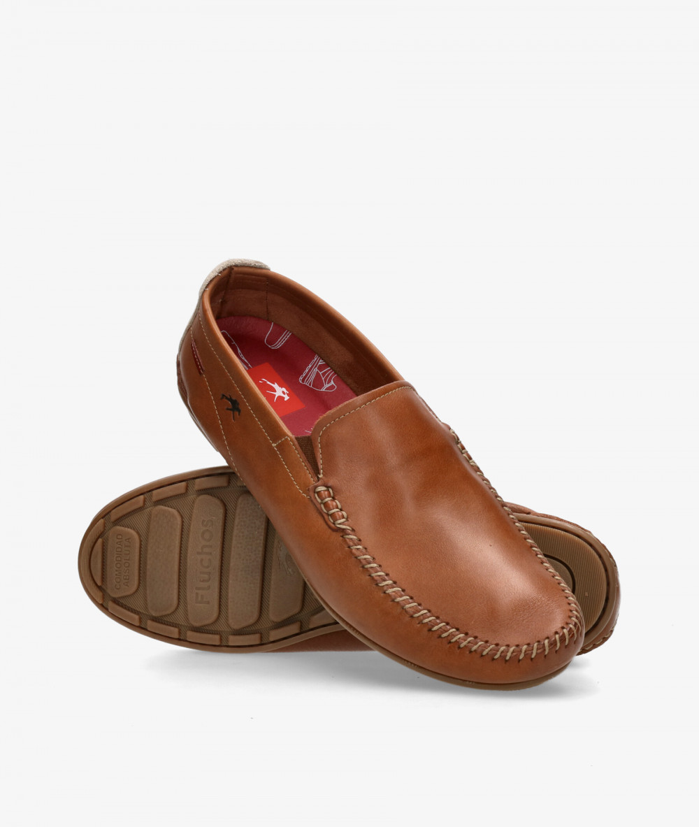 Mocasines Fluchos F1173 en cuero