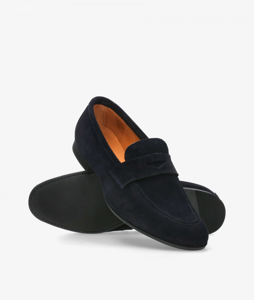 Mocasines Kénnebec 2009 en serraje azul