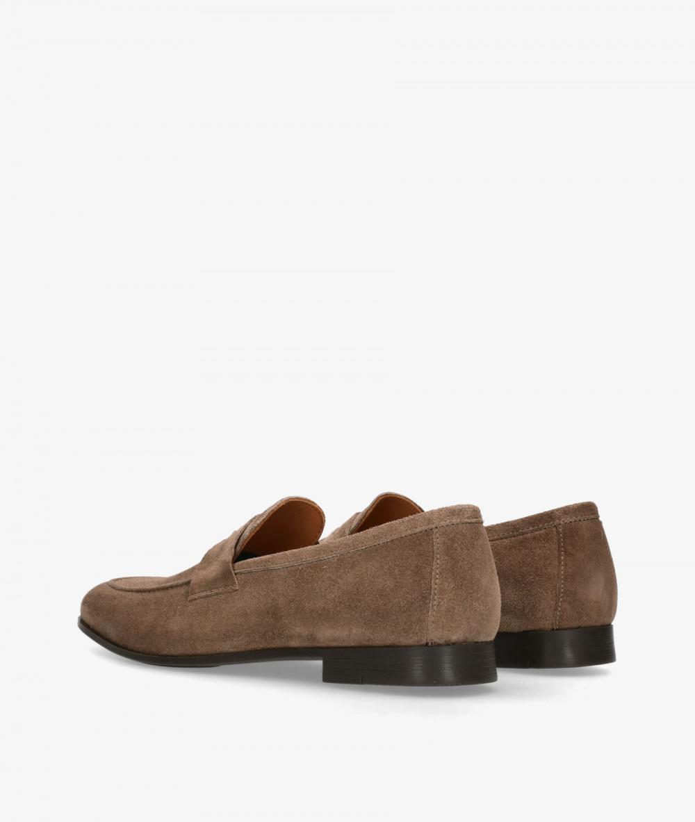 Mocasines Kénnebec 2009 en serraje taupe