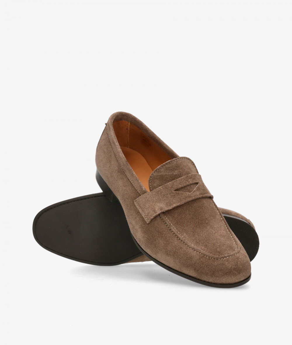 Mocasines Kénnebec 2009 en serraje taupe