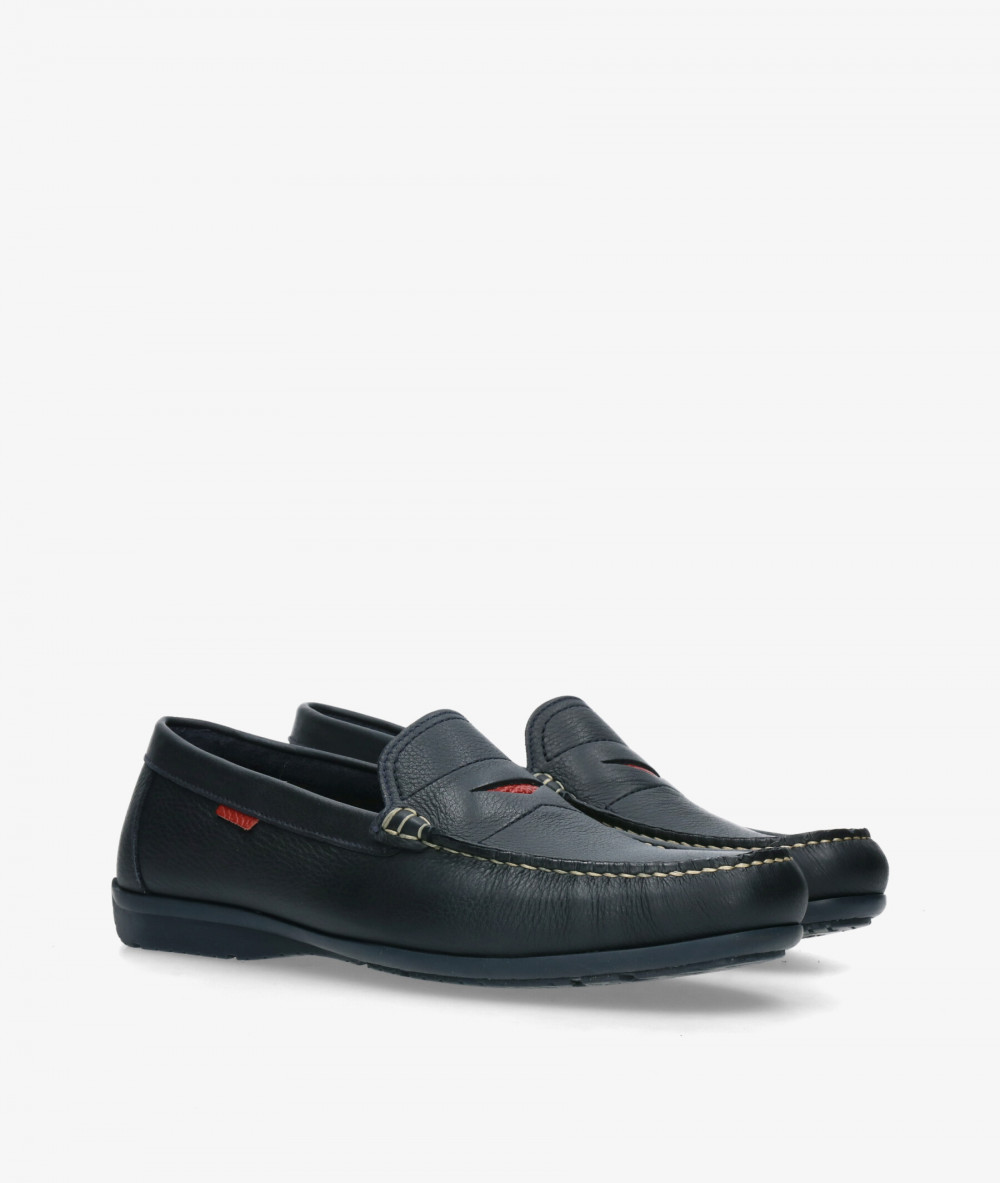 Kénnebec Loafers 21981 in navy blue