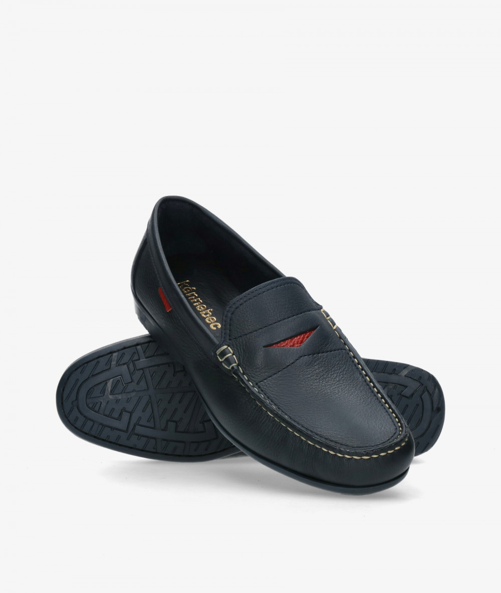 Kénnebec Loafers 21981 in navy blue