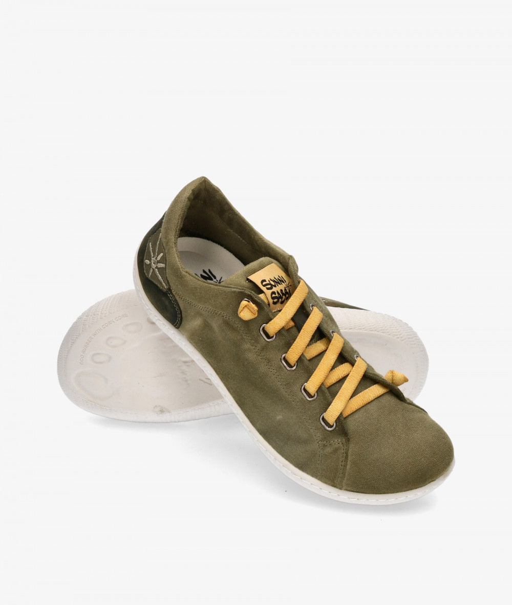 Sunni Sabbi Canvas shoes MIYAKO  in kaki