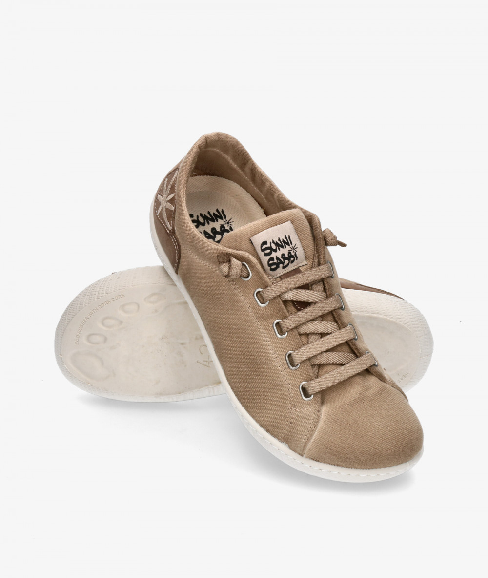Sunni Sabbi Canvas shoes MIYAKO  in taupe