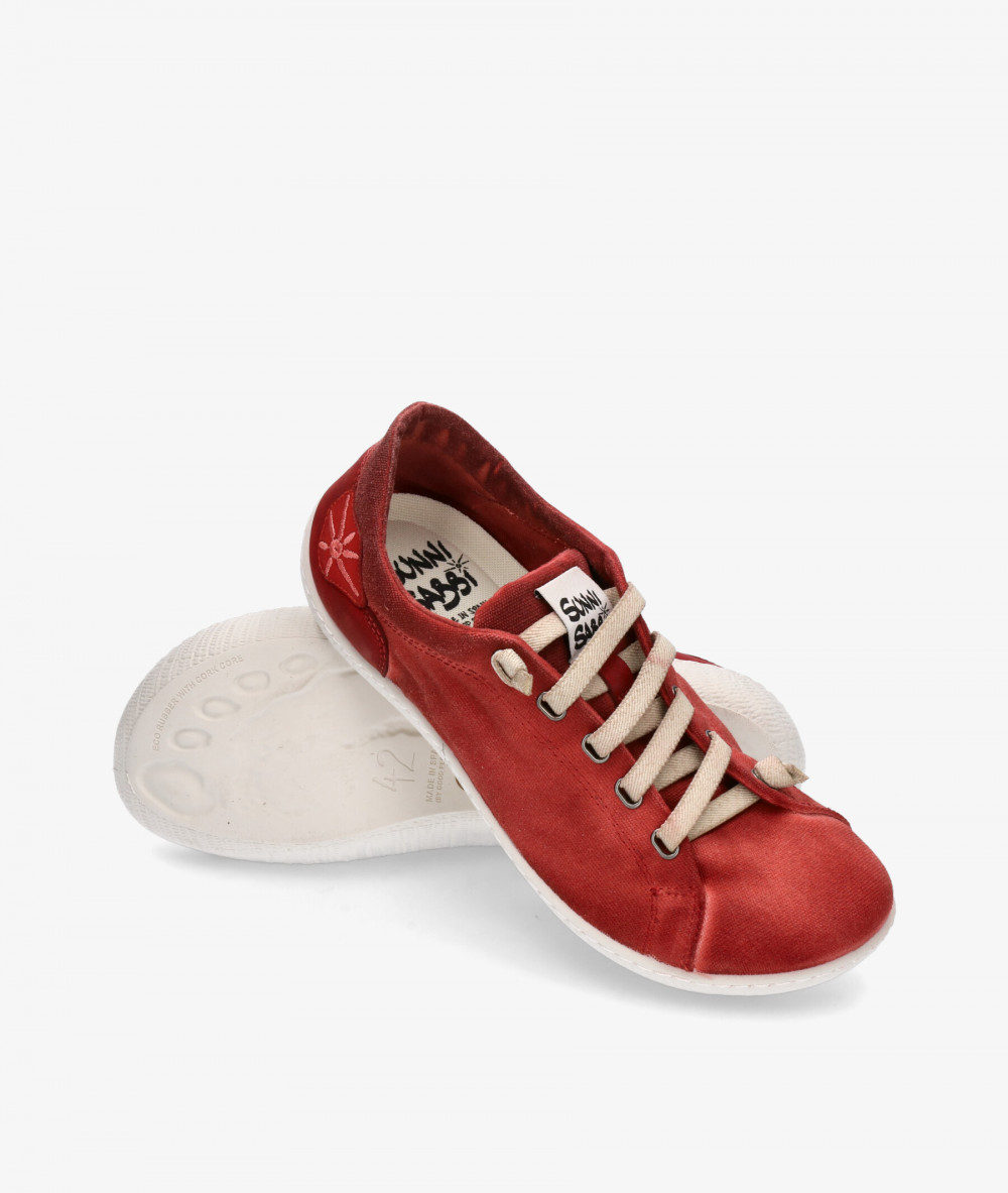 Sunni Sabbi Canvas shoes MIYAKO  in red 