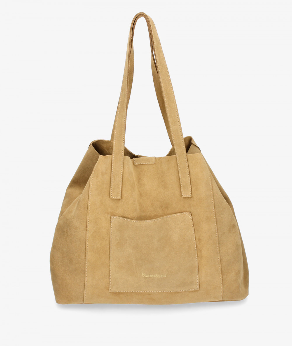 Bolso de piel bloom&you DALLAS en topo