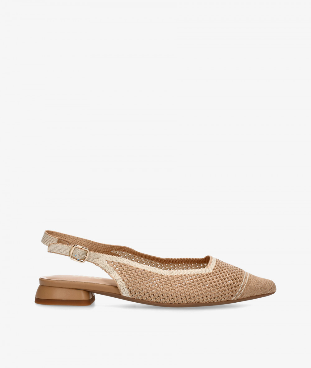 D'angela Dress low heel shoes 30653 in camel