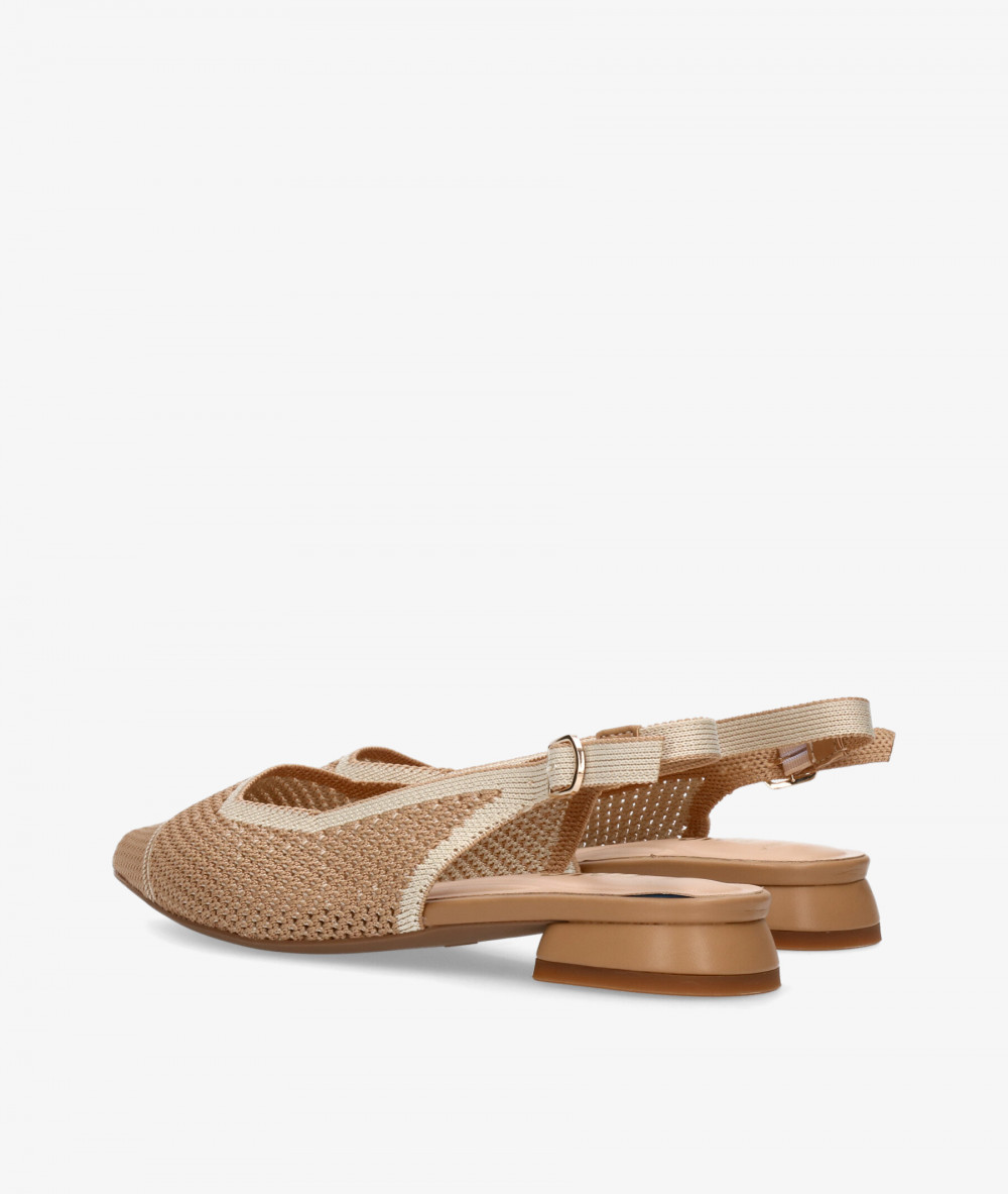 D'angela Dress low heel shoes 30653 in camel