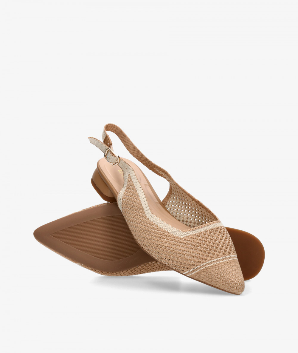 D'angela Dress low heel shoes 30653 in camel