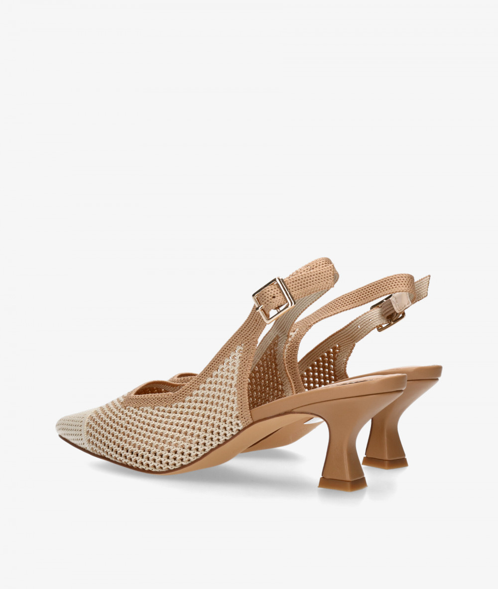 D'angela Dress medium heel shoes 30659 in off-white