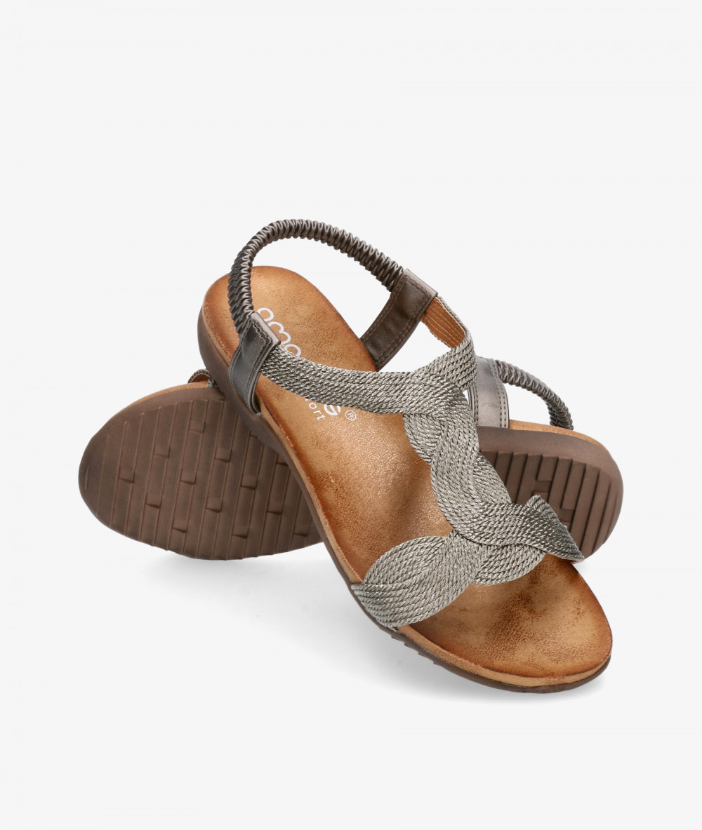 Sandalias Amarpies  23572 en plomo