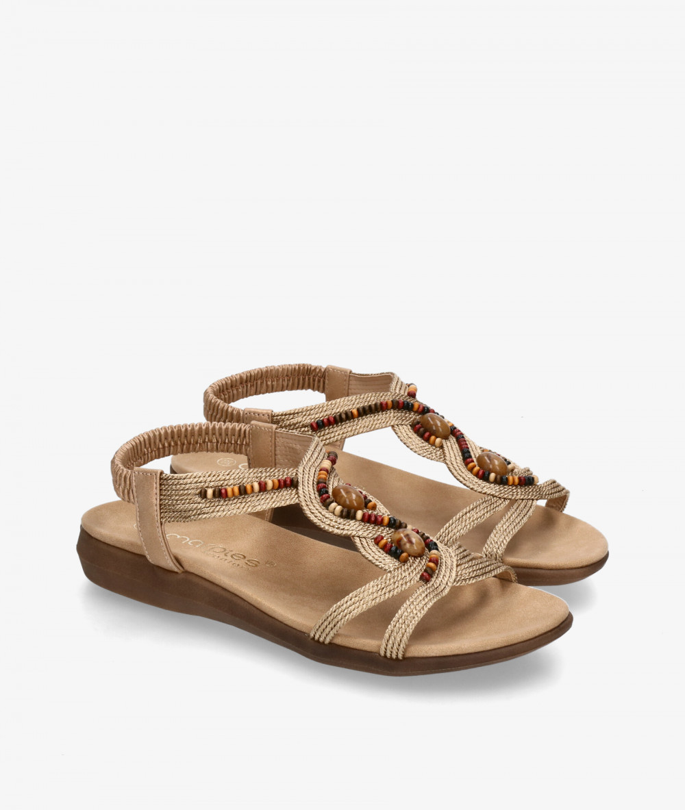 Sandalias Amarpies  28553 en platino