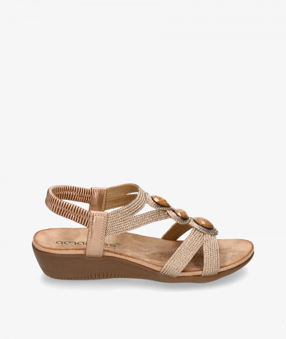 Sandalias Amarpies  26620 en bronce