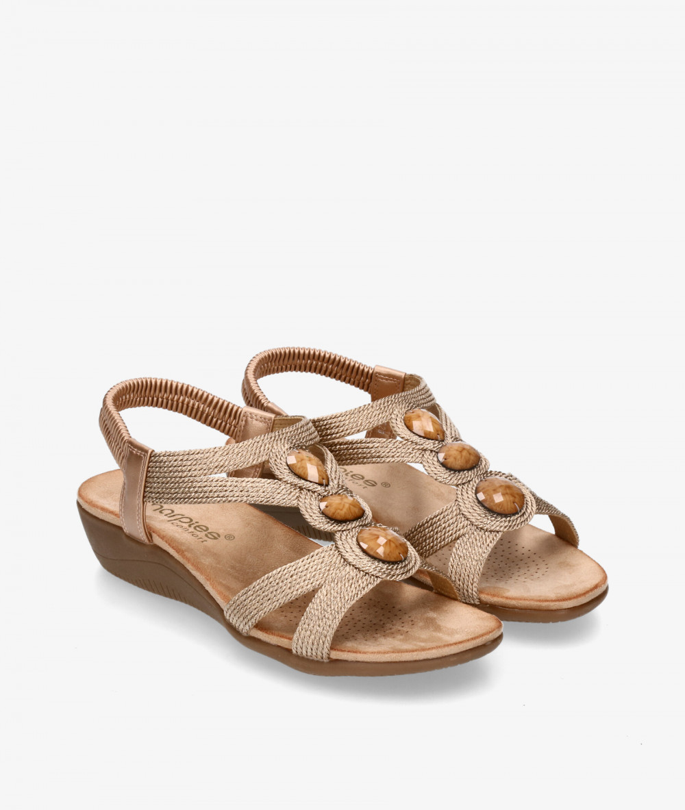 Sandalias Amarpies  26620 en bronce
