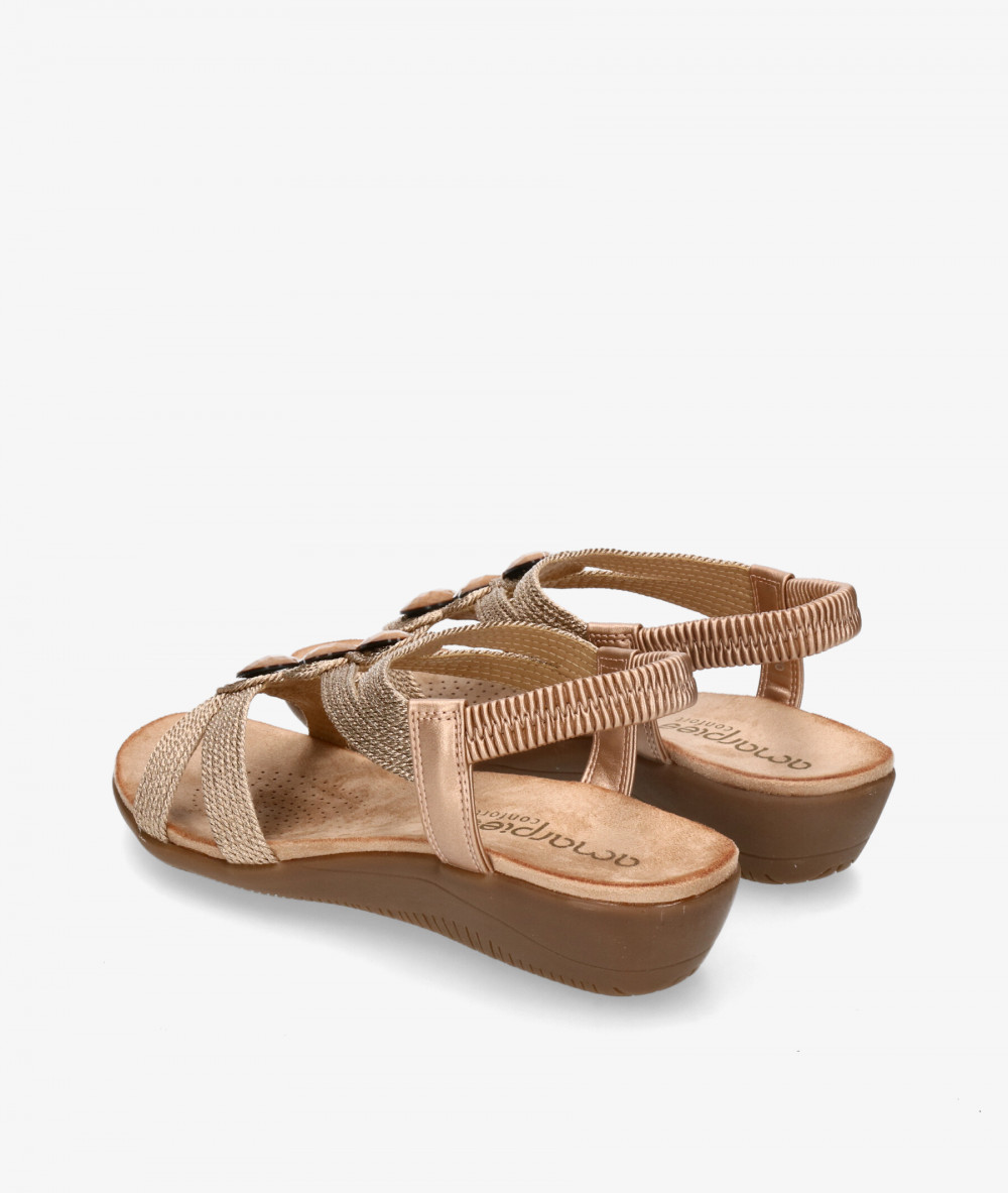 Sandalias Amarpies  26620 en bronce