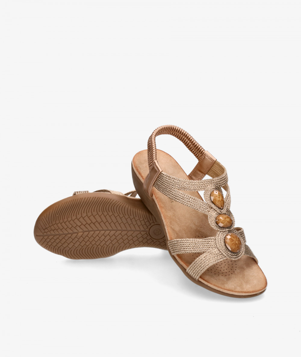 Sandalias Amarpies  26620 en bronce