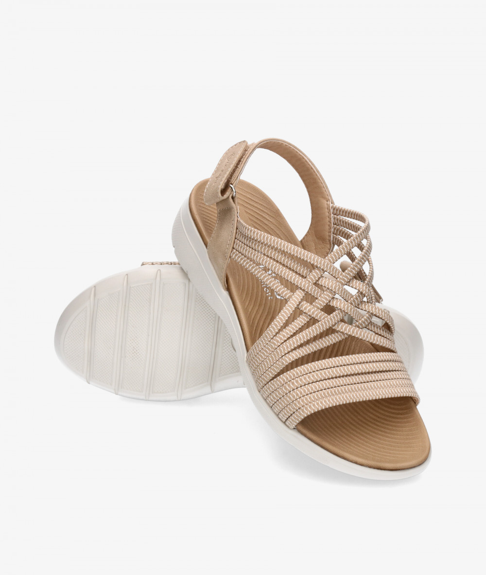 Sandalias Amarpies  26583 en beige