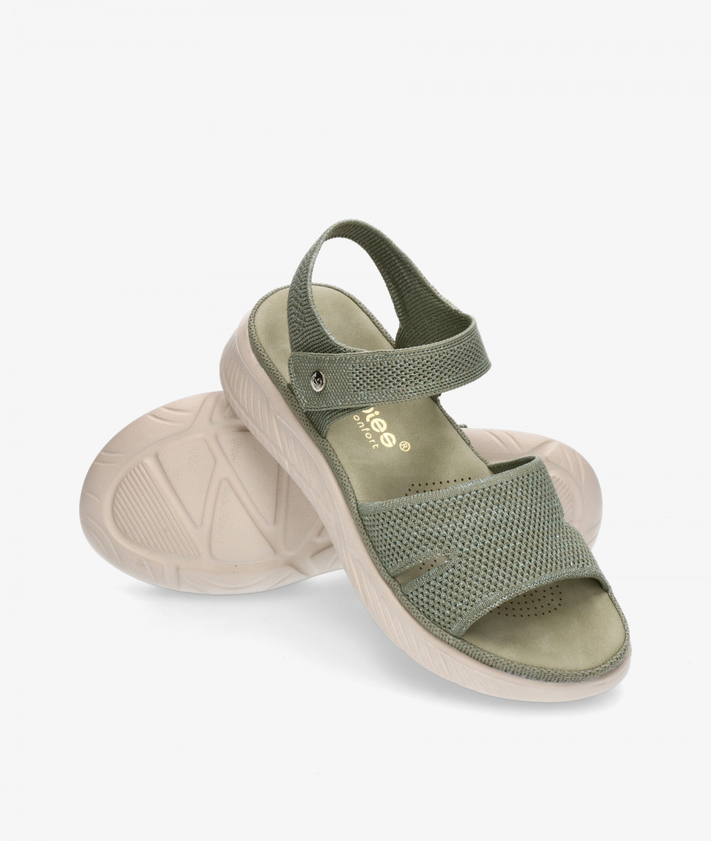 Sandalias Amarpies  28660 en caki