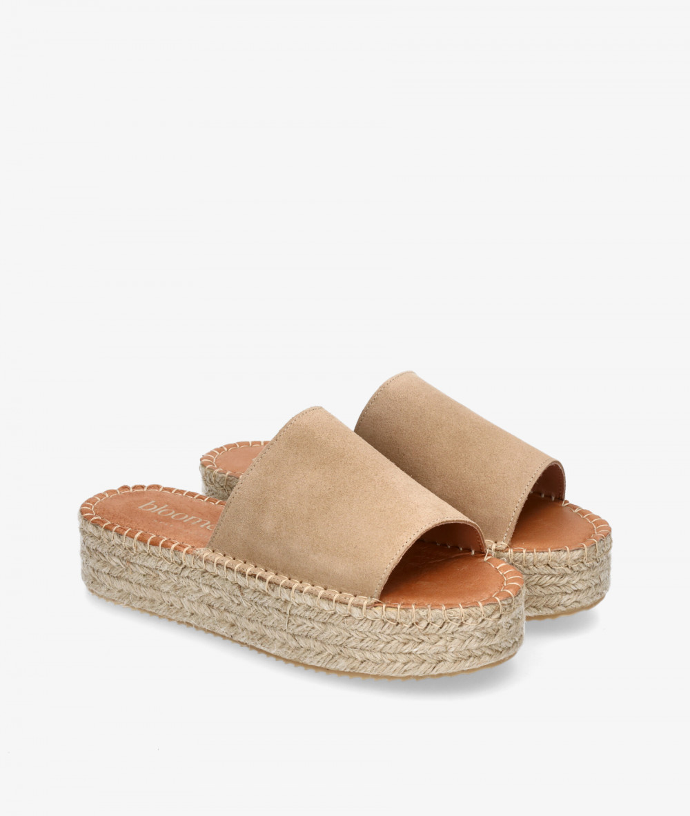 Alpargatas bloom&you  DANDELION en serraje beige