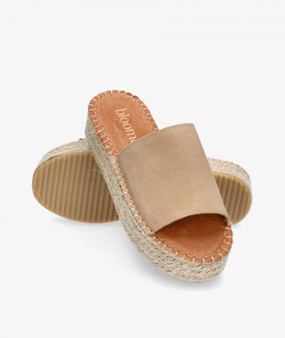 Alpargatas bloom&you  DANDELION en serraje beige