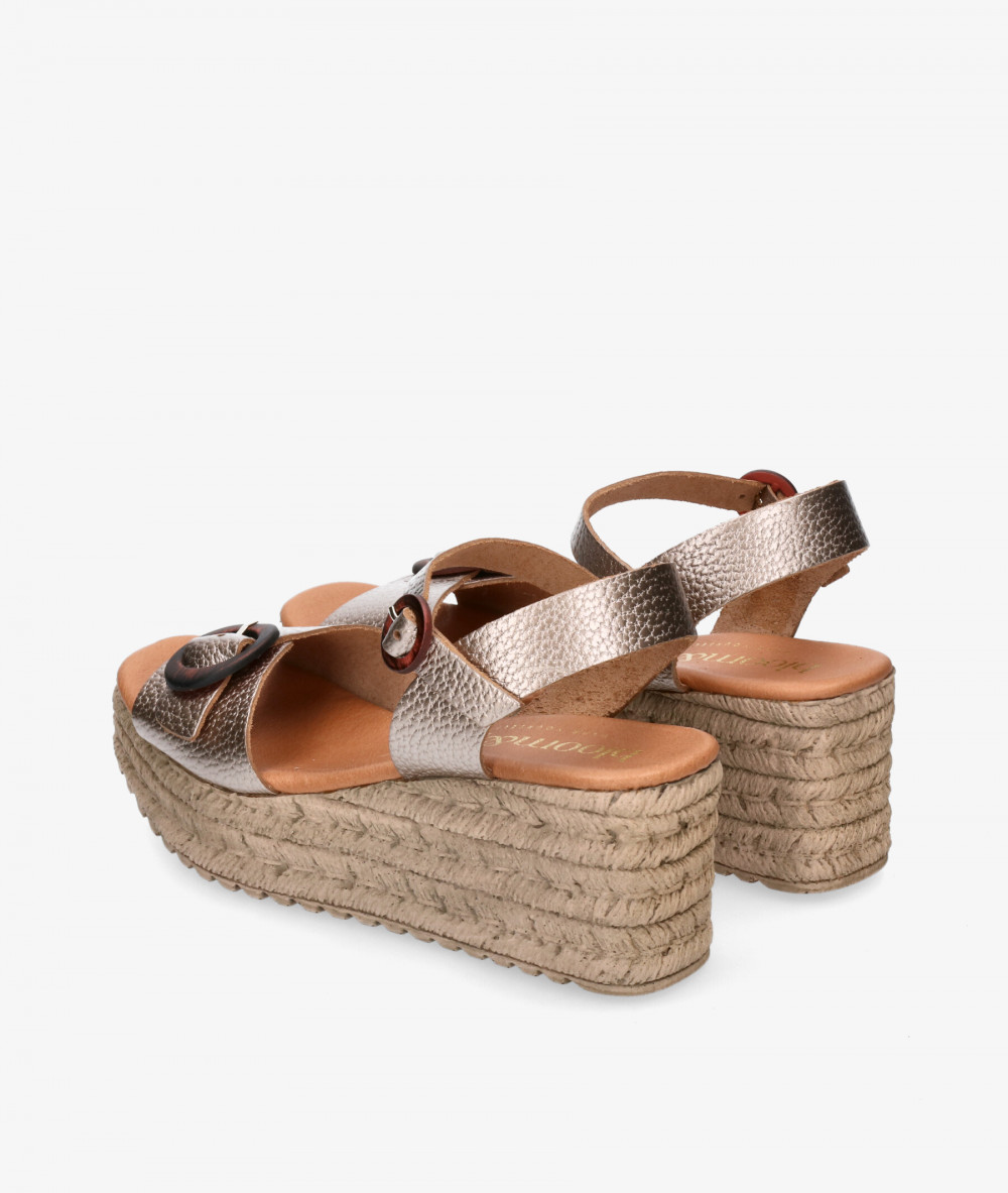 Sandalias bloom&you  URBAN en platino