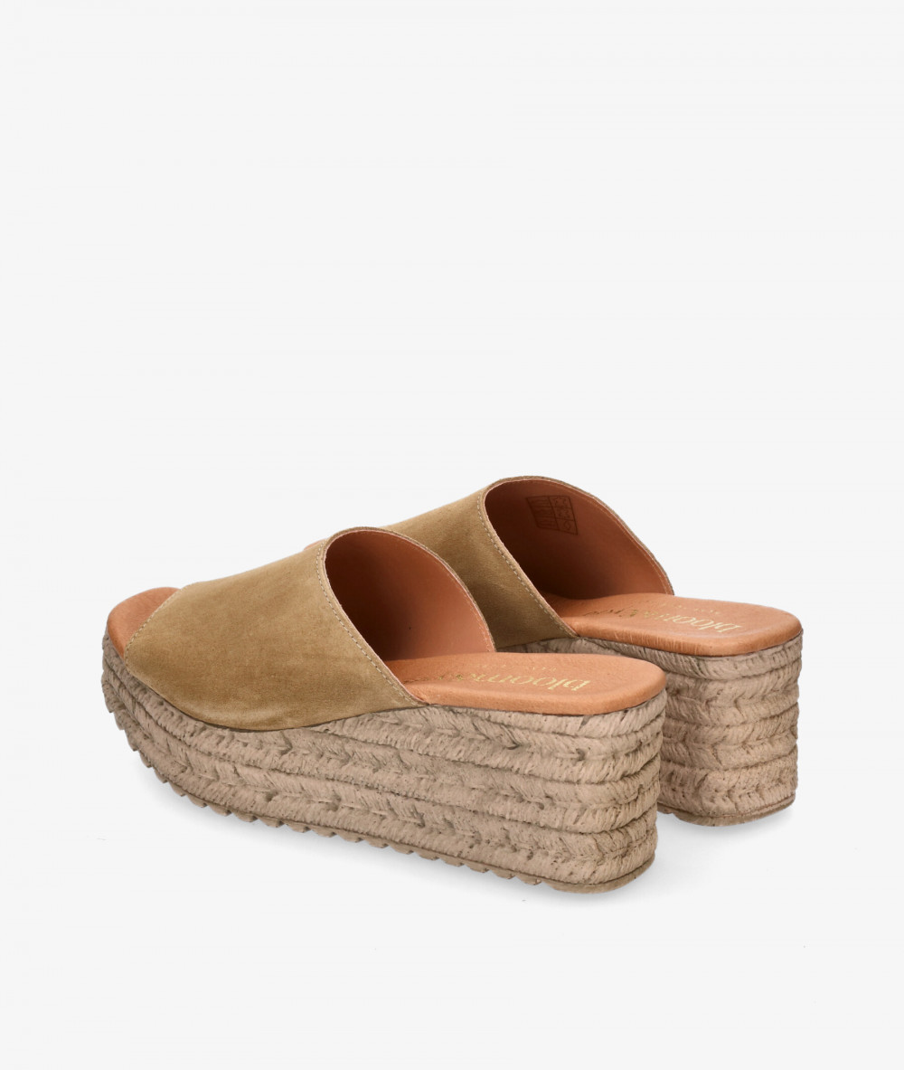 Sandalias bloom&you  LISA en serraje camel
