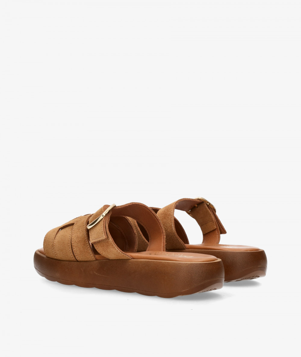 Sandalias bloom&you  LILIA en serraje cuero