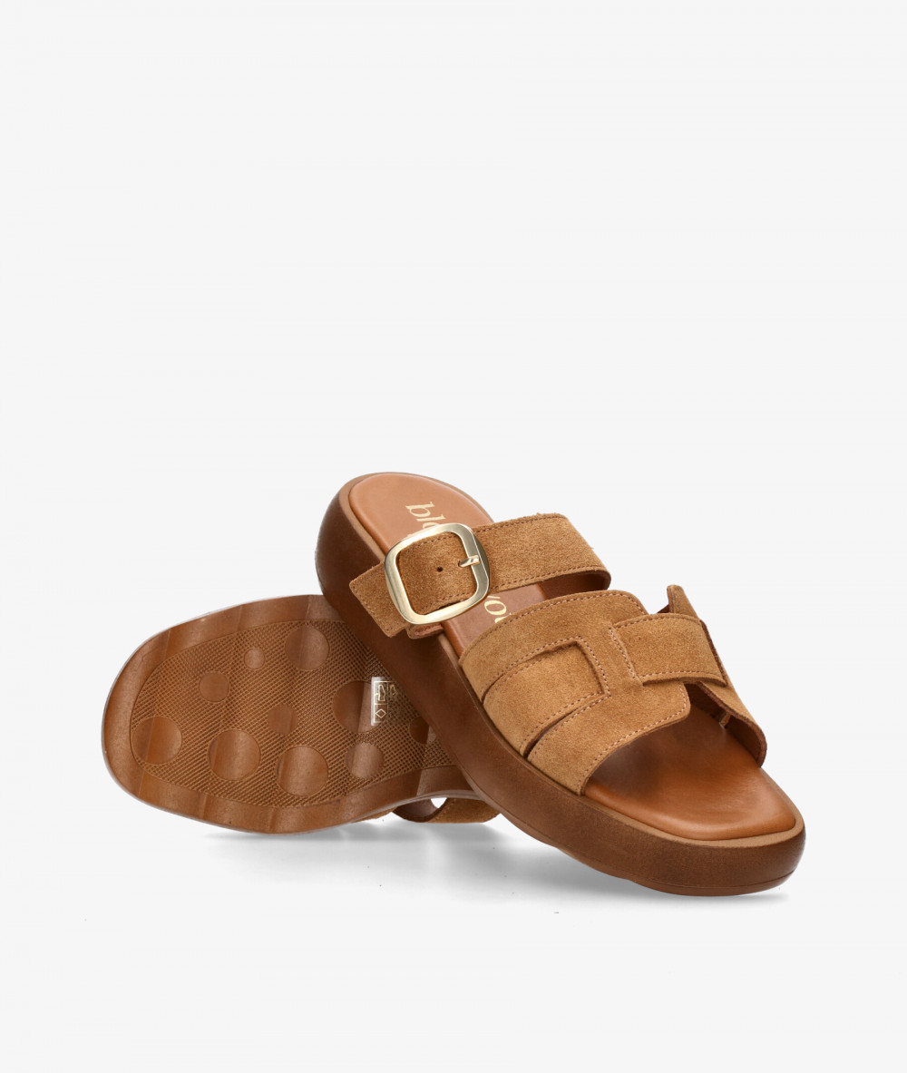 Sandalias bloom&you  LILIA en serraje cuero