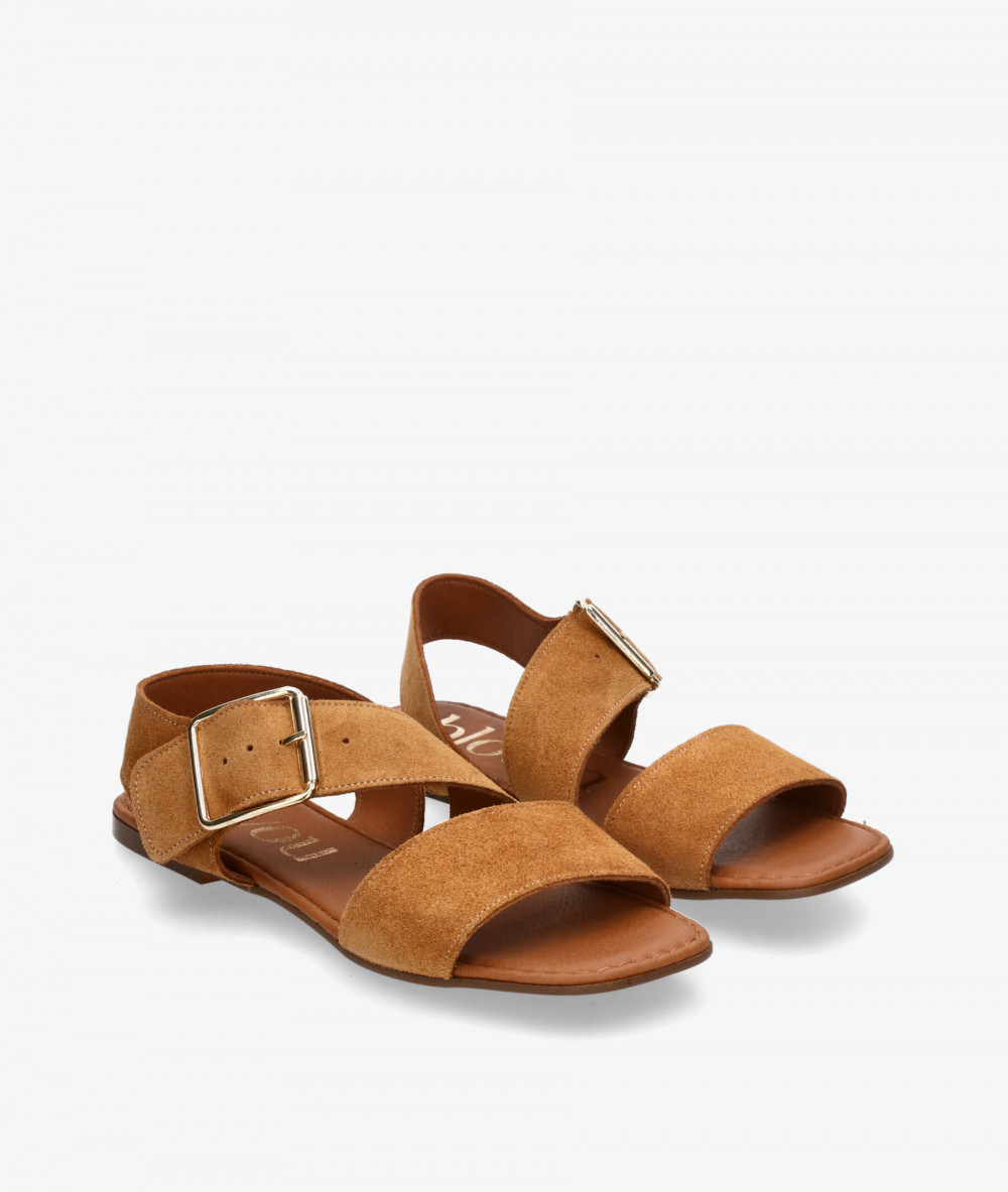 Sandalias bloom&you  ELODIE en serraje cuero