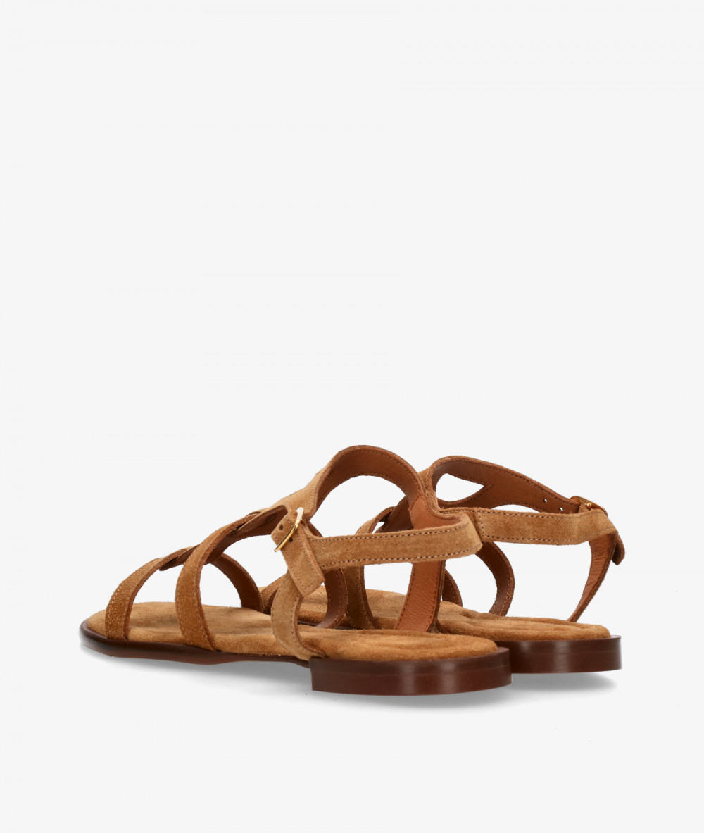 Sandalias bloom&you  ANTHIA en serraje cuero