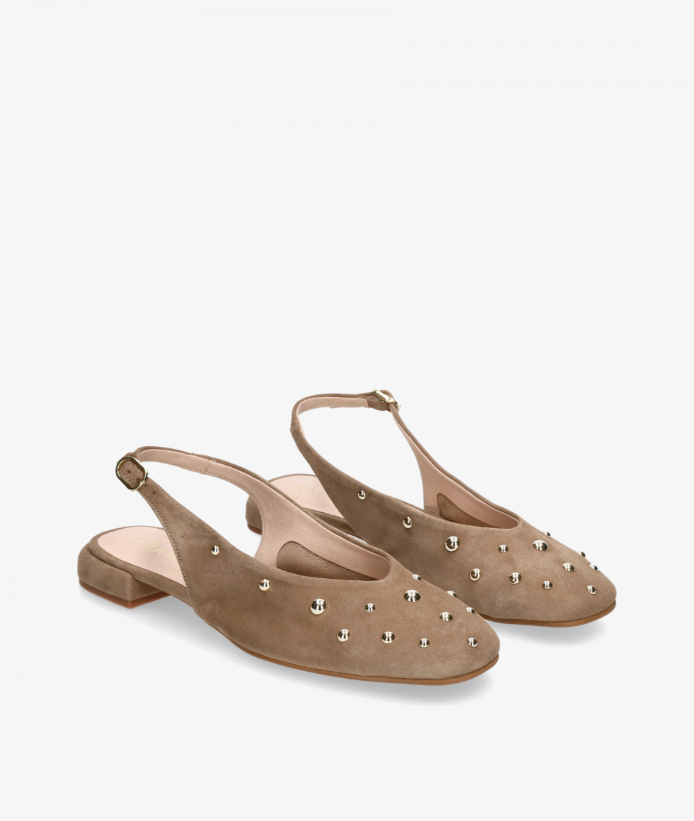 bloom&you Pump shoes BELLI in taupe suede