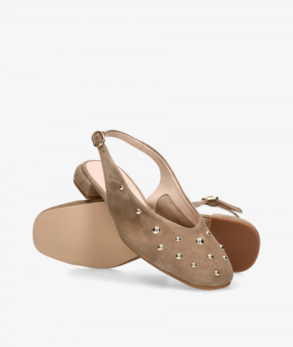 bloom&you Pump shoes BELLI in taupe suede