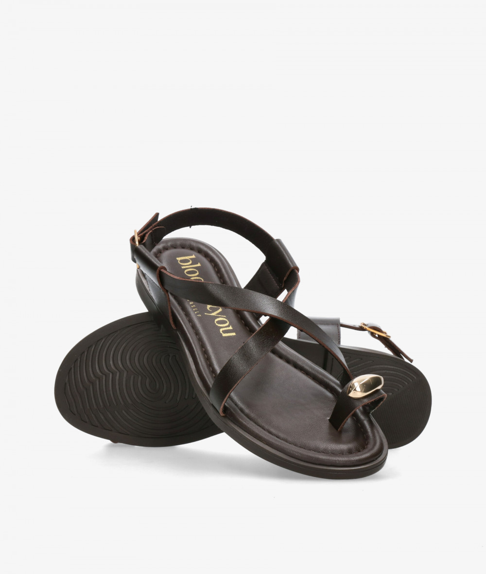 Sandalias bloom&you  LUCILLA en marrón