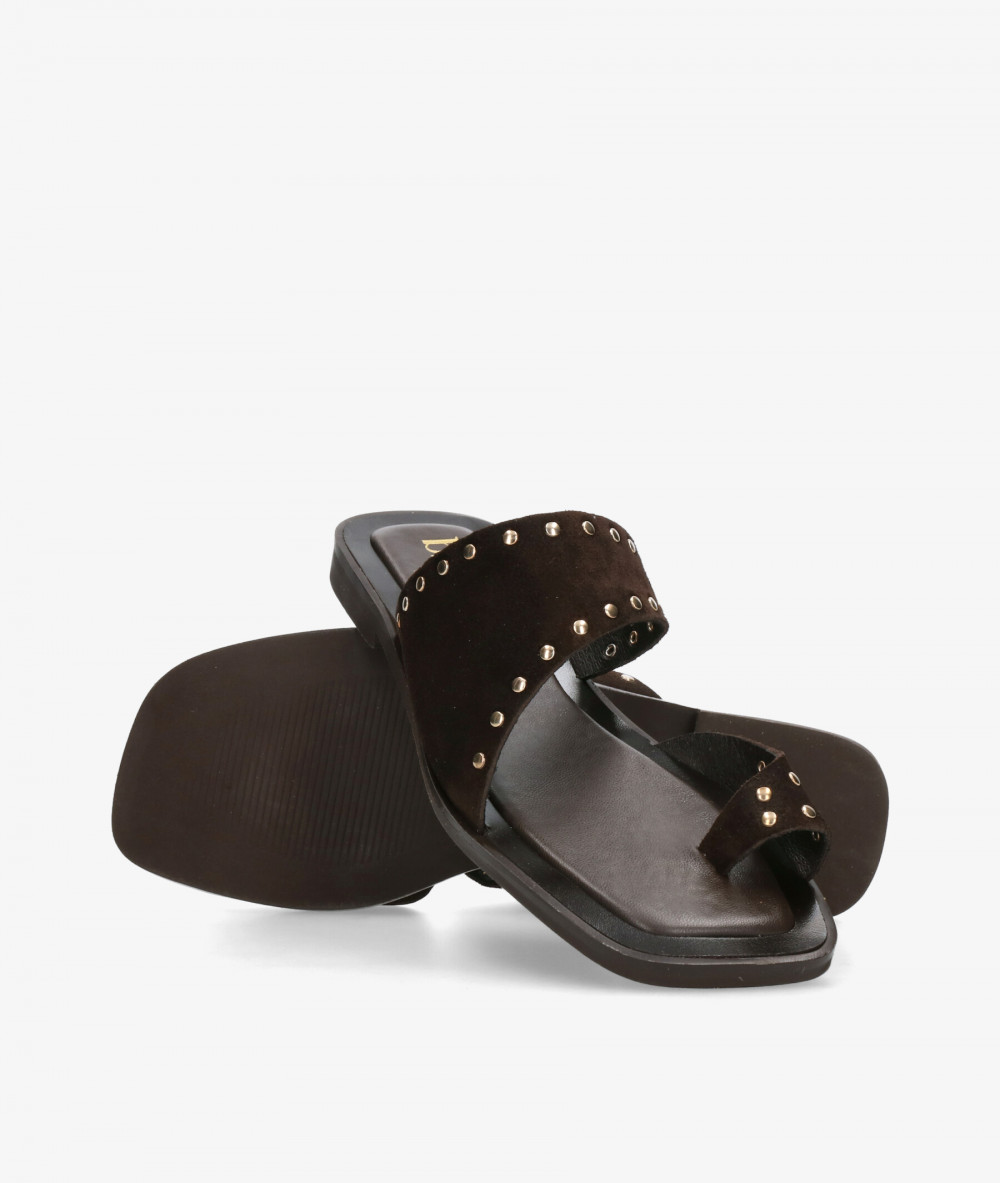 Sandalias bloom&you  OLEA en serraje marrón