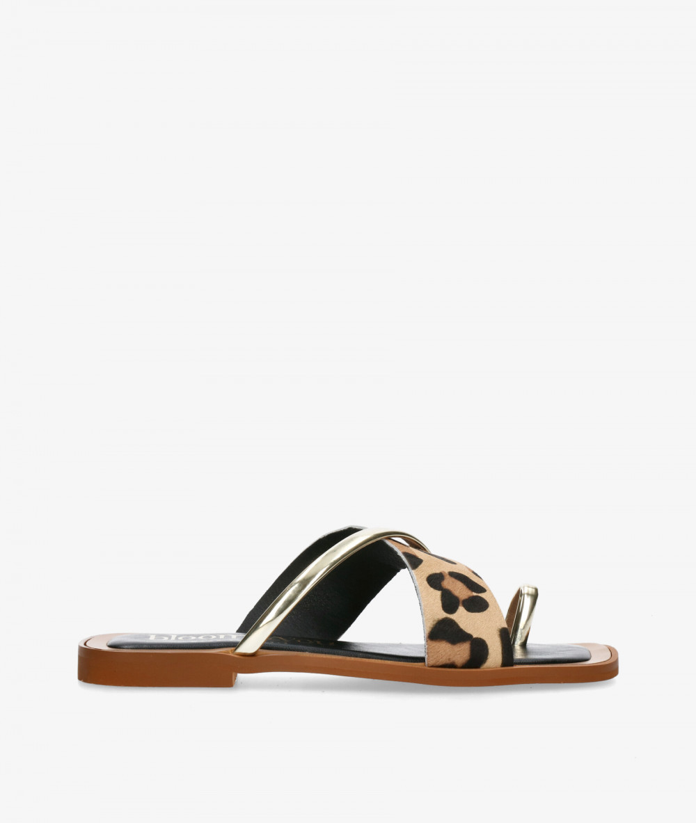 Sandalias bloom&you  OLEA en leopardo 