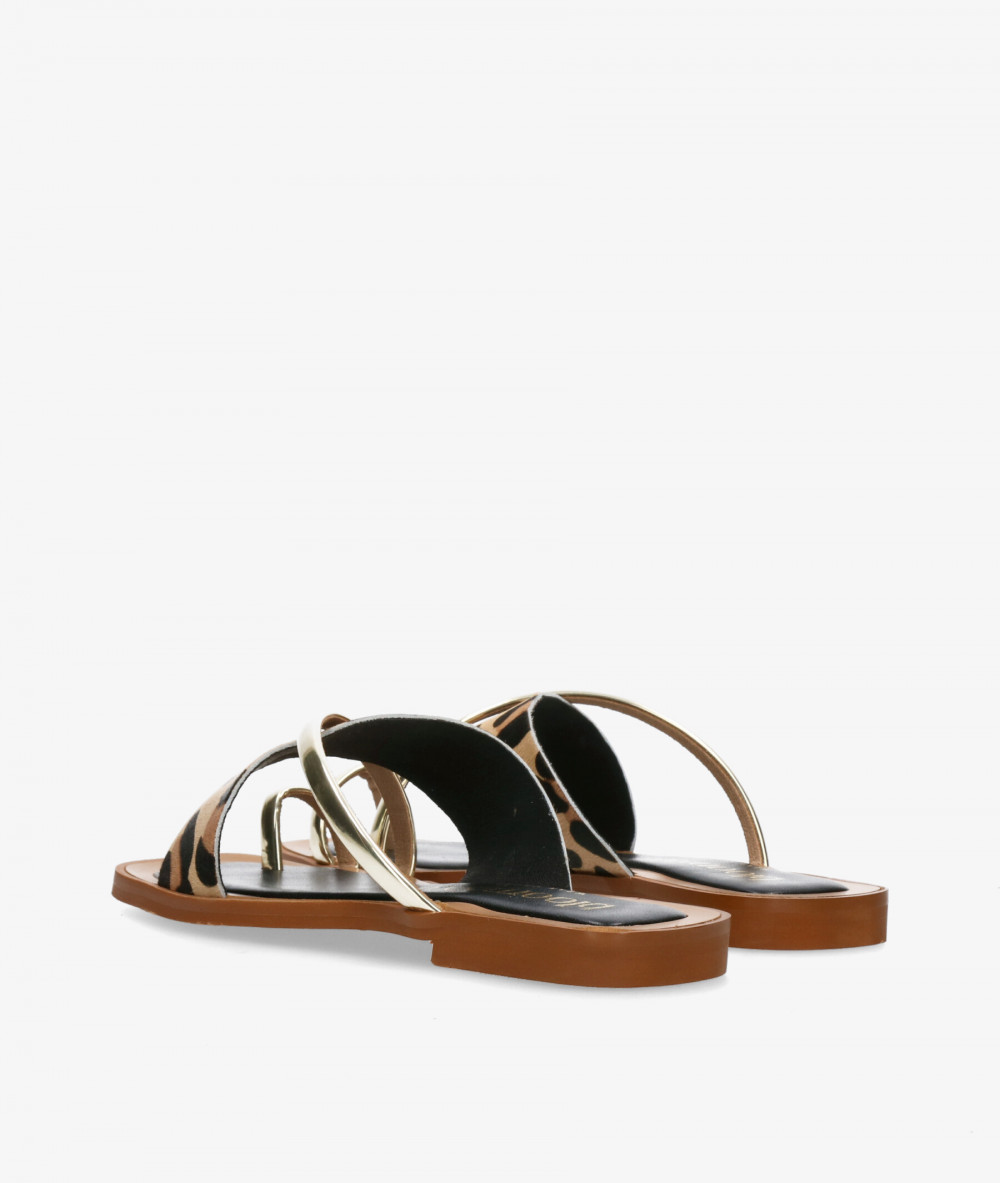 Sandalias bloom&you  OLEA en leopardo 