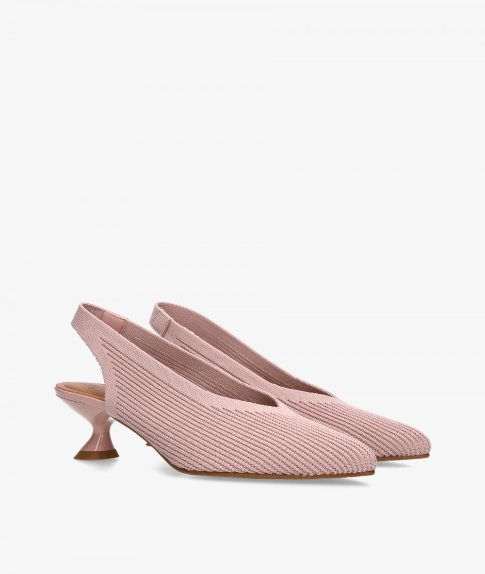 Zapatos de vestir pabloochoa.shoes 76626 en NUDE LYCRA